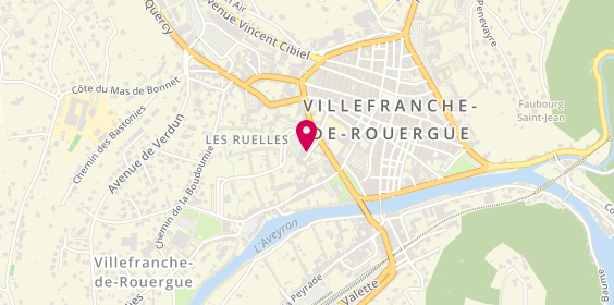 Plan de FAYRET Amélie, Place Abel Magne, 12200 Villefranche-de-Rouergue