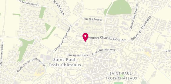 Plan de TARDIEU Nathalie, 8 Ter Avenue Charles Gounod, 26130 Saint-Paul-Trois-Châteaux