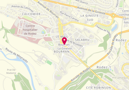Plan de VALENTIN Nancy, 21 Avenue Jean Monnet, 12000 Rodez