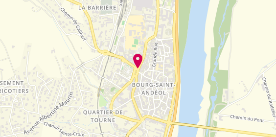 Plan de DESJARDINS Laure, 2 Avenue Notre Dame, 07700 Bourg-Saint-Andéol