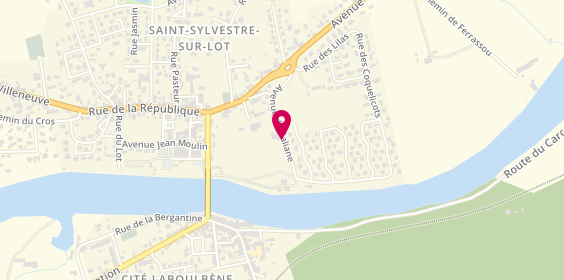 Plan de BASCOLE Marie Laure, 16 Avenue de Galliane, 47140 Saint-Sylvestre-sur-Lot
