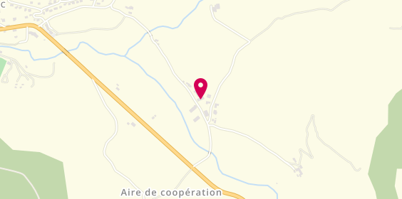 Plan de DORCE Michaël, Zone Artisanale le Secheron, 48000 Saint-Bauzile