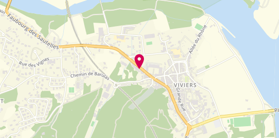 Plan de PERRIER Sandrine, 27 Faubourg Saint Jacques, 07220 Viviers
