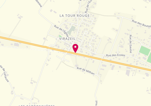 Plan de KIREEF Patrick, 1243 Route de Miramont de Guyenne, 47200 Virazeil