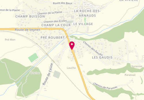 Plan de GUIGLION Géraldine, 116 Route de Gap, 05400 La Roche-des-Arnauds