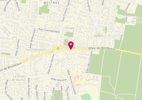 Plan de ROUCHOU Charlotte, 316 Allée de Bordeaux, 33470 Gujan-Mestras