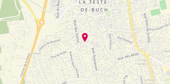 Plan de BIDORFF Caroline, 29 Rue des Boyens, 33260 La Teste-de-Buch