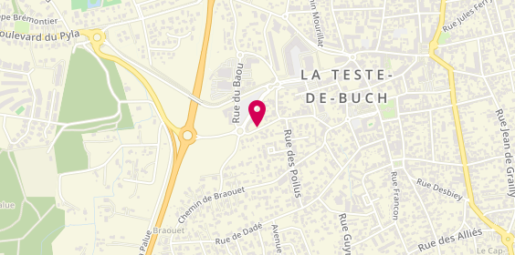 Plan de GUITTON Lisa, 8 Rue des Chasseurs, 33260 La Teste-de-Buch