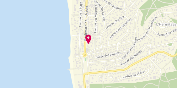Plan de COURBON Adrien, 59 Boulevard de l'Ocean, 33115 La Teste-de-Buch