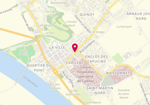 Plan de FLORES Isabelle, 31 Route de Branne, 33410 Cadillac-sur-Garonne