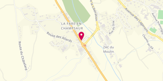Plan de BELLUE Thomas Marjorie, 2 Route de Grenoble, 05500 La Fare-en-Champsaur