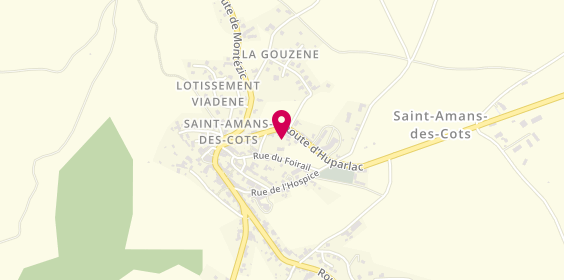 Plan de BOISSONNADE Catherine, Route de Laguiole, 12460 Saint-Amans-des-Cots