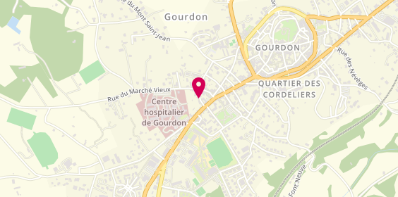 Plan de SIMON Leslie, Rue Pomache, 46300 Gourdon