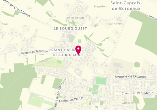 Plan de CASTANON Lisette, Lieu Dit le Bourg, 33880 Saint-Caprais-de-Bordeaux