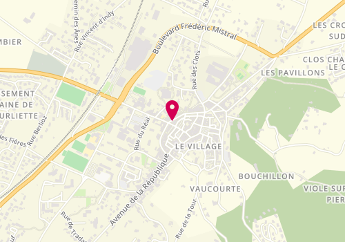 Plan de JACQUOT Catherine, 55 Avenue de la République, 26270 Loriol-sur-Drôme