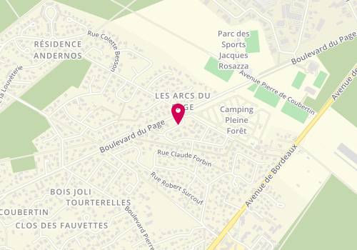 Plan de MAISTO Nicolas, 1 Avenue du Printemps, 33510 Andernos-les-Bains