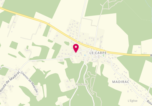 Plan de LYON Nicolas, 94 Route de Madirac, 33880 Saint-Caprais-de-Bordeaux
