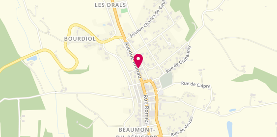 Plan de BERNARD Marie Pierre, 14 Avenue Rhinau, 24440 Beaumontois-en-Périgord