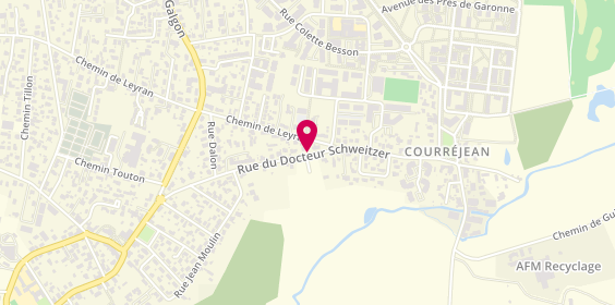 Plan de DELMAS Céline, 50 Rue du Dr Schweitzer, 33140 Villenave-d'Ornon