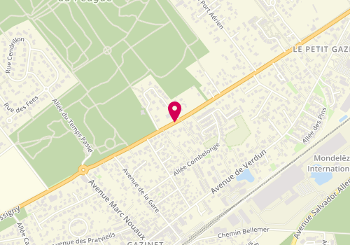 Plan de BAROS Delphine, 24 Avenue du Marechal de Lattre, 33610 Cestas