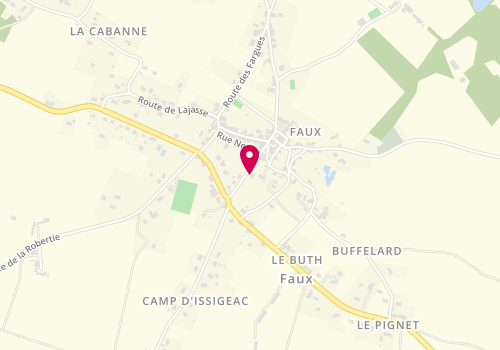 Plan de DEPEYROU-VEYRET Géraldine, Le Moulin"" le Bourg, 24560 Faux