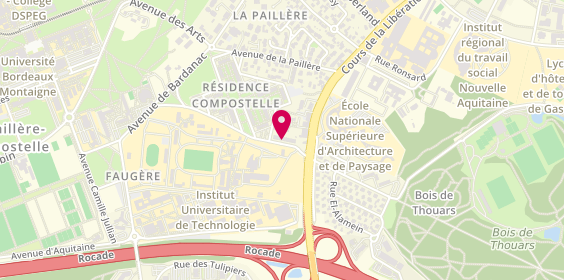 Plan de NOUTS-CANEIGT Corinne, 47 Rue de Compostelle, 33600 Pessac