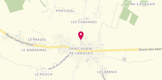 Plan de BODIN Sandrine, 135 Route de l'Octroi, 24560 Saint-Aubin-de-Lanquais