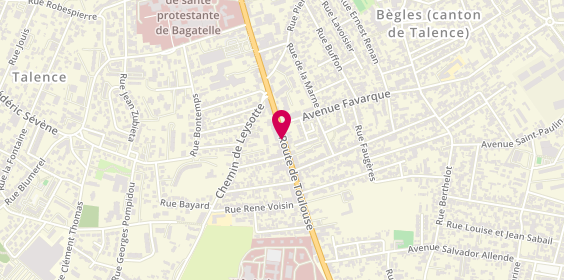Plan de AMAZIGH Hassana, 303 Route de Toulouse, 33140 Villenave-d'Ornon