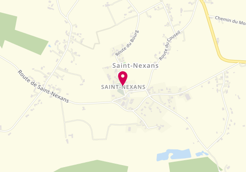 Plan de OLIVIER Claire, 200 Route du Bourg, 24520 Saint-Nexans