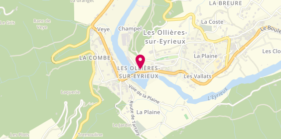 Plan de CHABLOZ Laura, 4 Rue Fougeirol, 07360 Les Ollières-sur-Eyrieux
