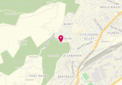 Plan de FAUGERON-BRUNET Nathalie, 3 Rue de l'Aspic, 07800 La Voulte-sur-Rhône