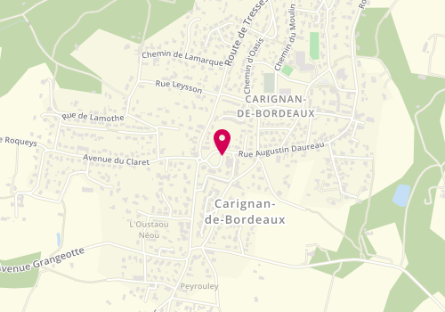 Plan de NARBOUT Christelle, 36 Bis Rue Lartigotte, 33360 Carignan-de-Bordeaux