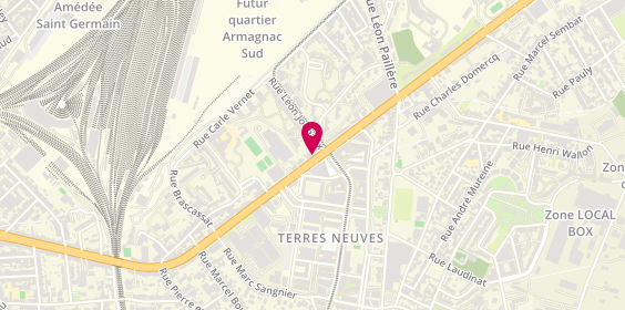 Plan de BERNARD Aurore, 317 Boulevard Jean Jacques Bosc, 33800 Bordeaux