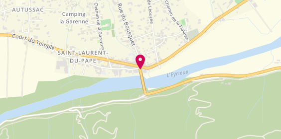 Plan de BELMONTE Cécile, 17 Rue du Pont, 07800 Saint-Laurent-du-Pape