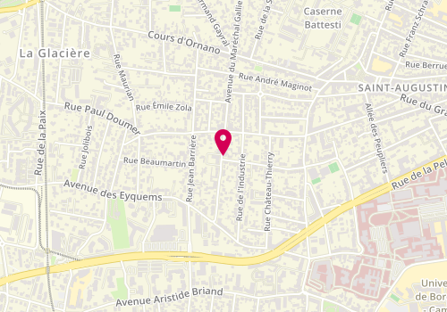 Plan de PATICAT Stéphanie, 152 Avenue du Marechal Gallieni, 33700 Mérignac