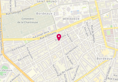 Plan de SASSI Houda, 53 Rue Francois de Sourdis, 33000 Bordeaux