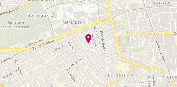 Plan de BELMONT Consuela, 64 Rue Servandoni, 33000 Bordeaux