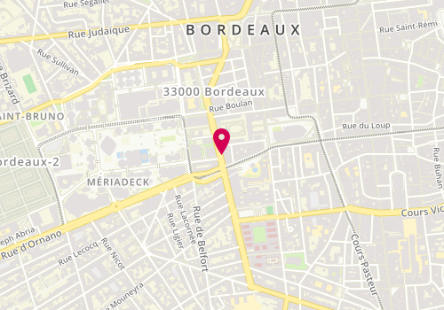 Plan de MILON Cécile, 46 Cours d'Albret, 33000 Bordeaux