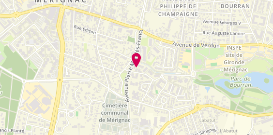 Plan de BRUJAILLE-LATOUR Hervé, 15 Square des Jacinthes, 33700 Mérignac