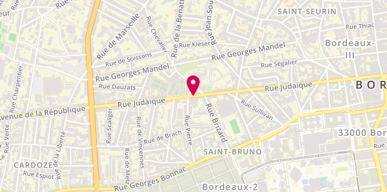 Plan de ARCHAMBEAUD Marine, 190 Rue Judaique, 33000 Bordeaux