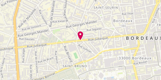 Plan de MENIER Marc, 147 Rue Judaïque, 33000 Bordeaux