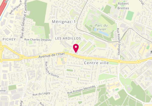 Plan de VOISIN Isabelle, 30 Rue Andre Ouley, 33700 Mérignac