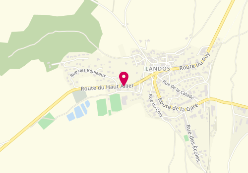 Plan de SAGNARD Floriane, 25 Route du Haut Allier, 43340 Landos