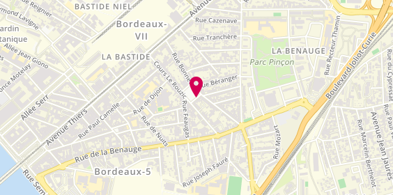 Plan de KHIDER Soraya, 6 Place Calixte Camelle, 33100 Bordeaux