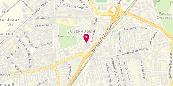 Plan de CHOQUET Ophélie, 6 Rue Alexander Fleming, 33100 Bordeaux