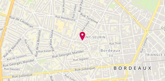 Plan de MAHE Jérôme, 1 Rue du Docteur Barraud, 33000 Bordeaux