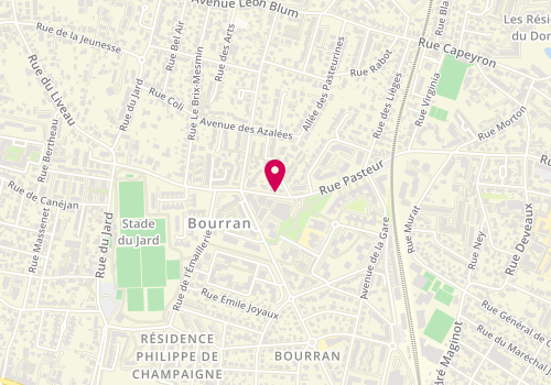 Plan de SOIGNEUX Julien, 429 Rue Pasteur, 33200 Bordeaux