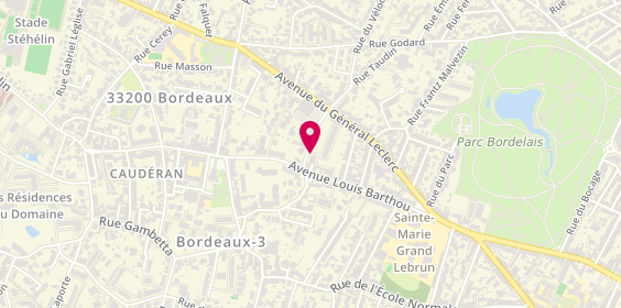 Plan de SENECHAULT Gaëlle, 13 Rue Jules Michelet, 33200 Bordeaux