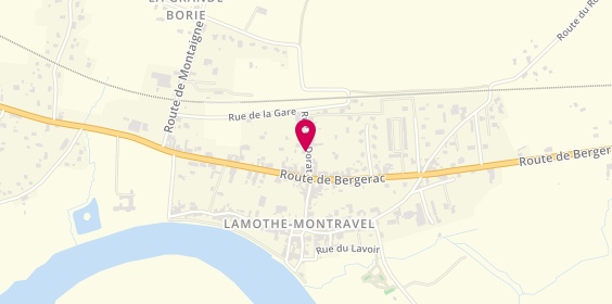 Plan de BARBE Thierry, 6 Rue du Dorat, 24230 Lamothe-Montravel