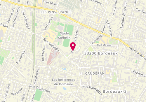 Plan de MALARD Eva, 9 Rue Gabriel Leglise, 33200 Bordeaux